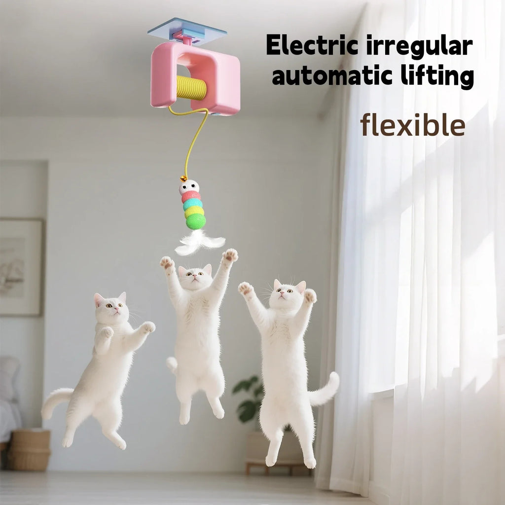 🐾HappyPaws Interactive Hanging Cat Toy
