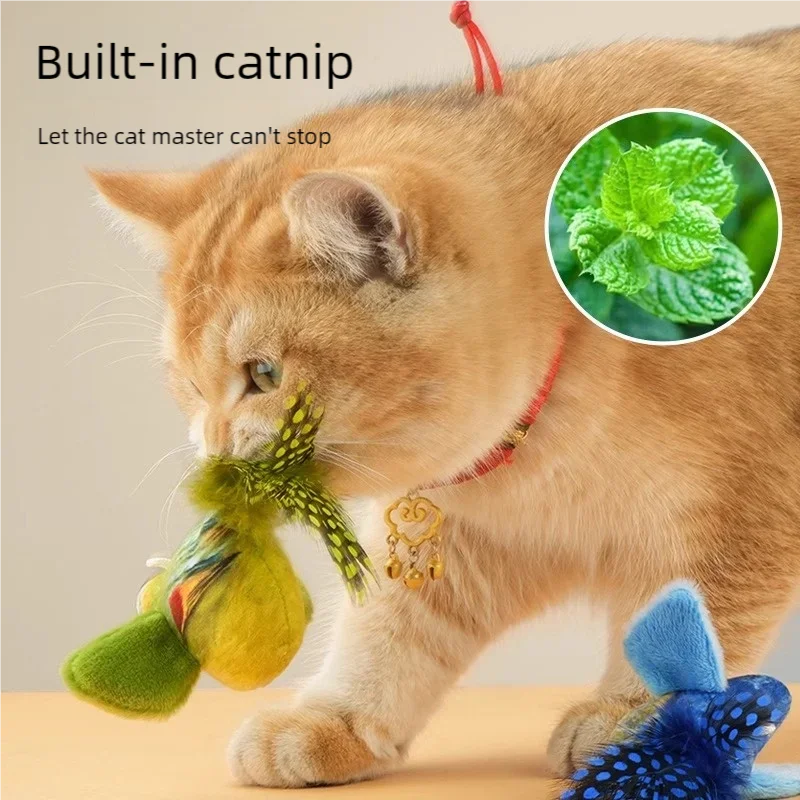 🐾HappyPaws Realistic Bird Cat Toy