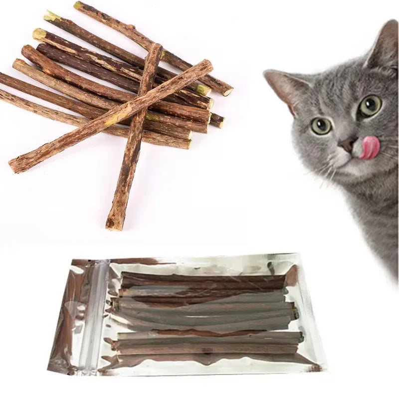😺HappyPaws Natural Silvervine Cat Chew Sticks