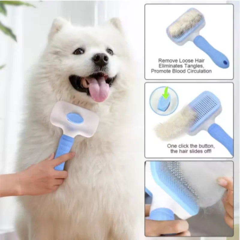 🐾HappyPaws self-Cleaning Pet brush