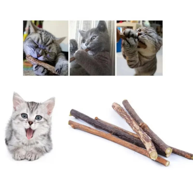 😺HappyPaws Natural Silvervine Cat Chew Sticks