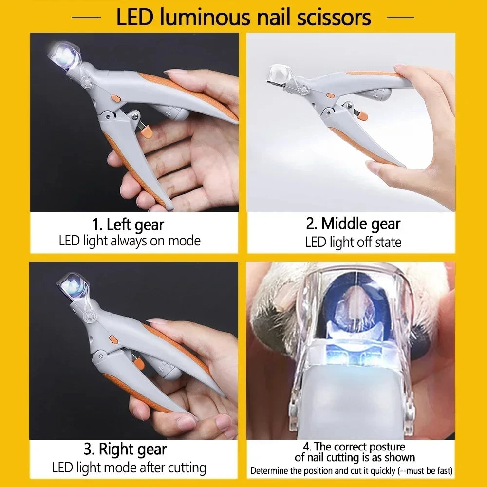 🐶HappyPaws Dog's Led Nail Cipper